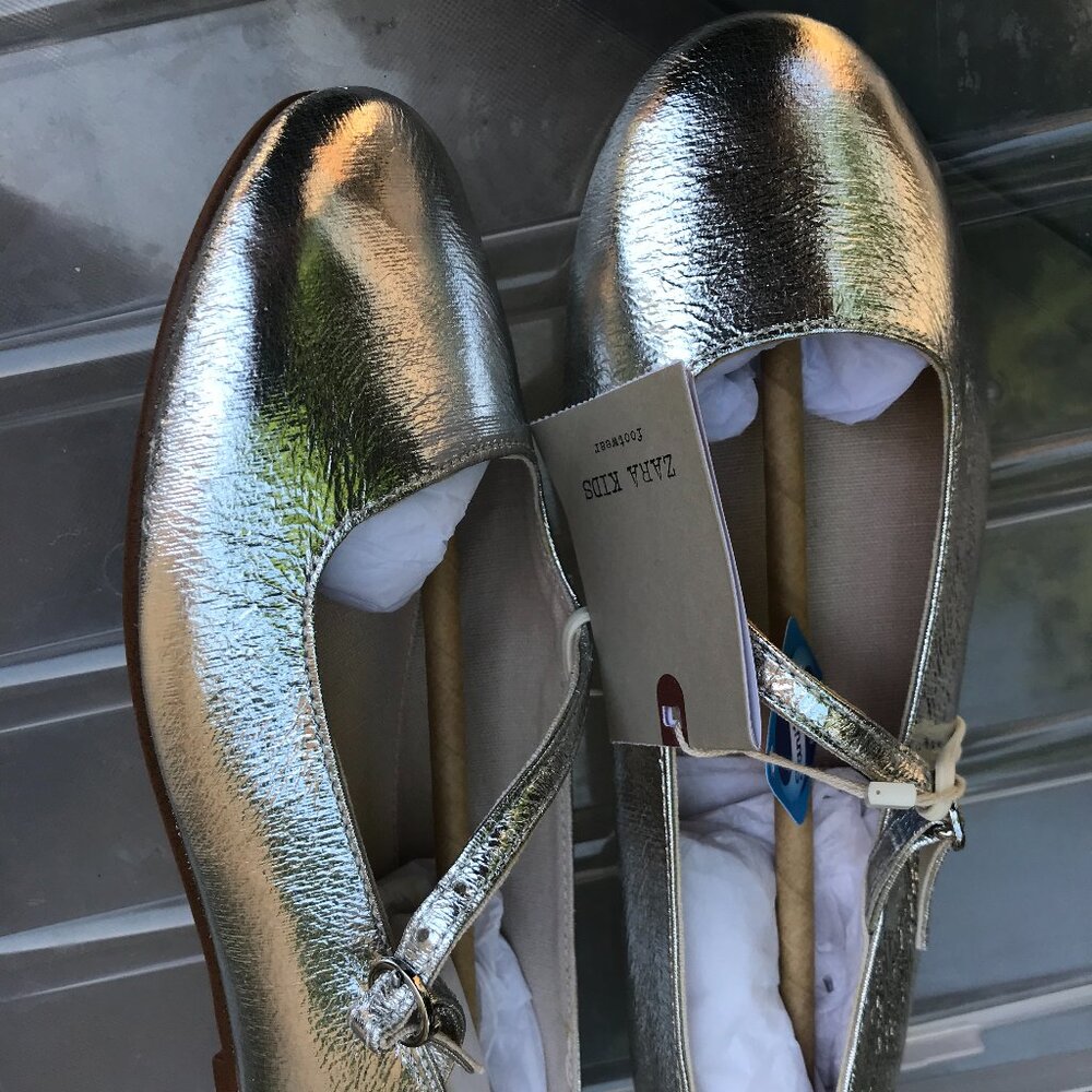 Zara Girls ballet maryJane shoes NEW ENU35